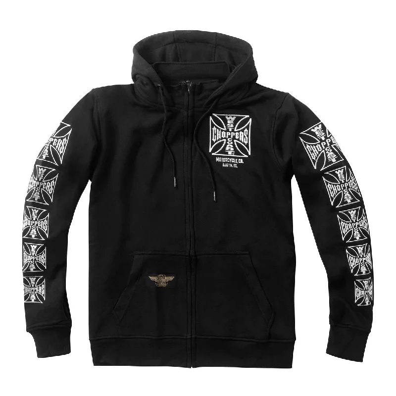 WCC DOMINATOR EMBROIDERED ZIP HOODY - BLACK Adventure