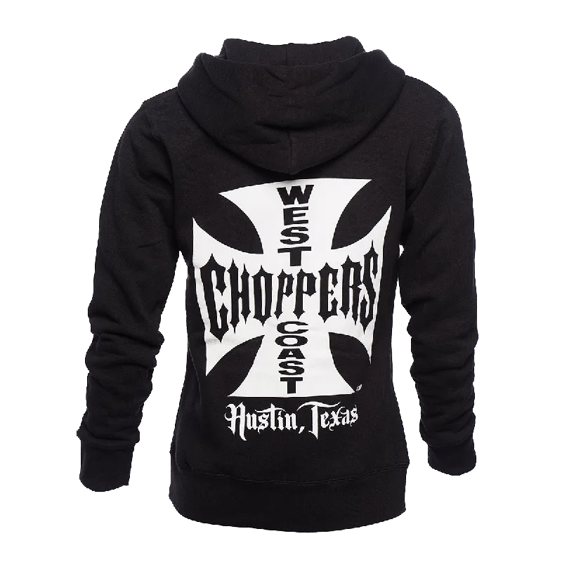 WCC LADIES CALSSIC LOGO ZIP HOODY - BLACK Elegant Women's Formal 